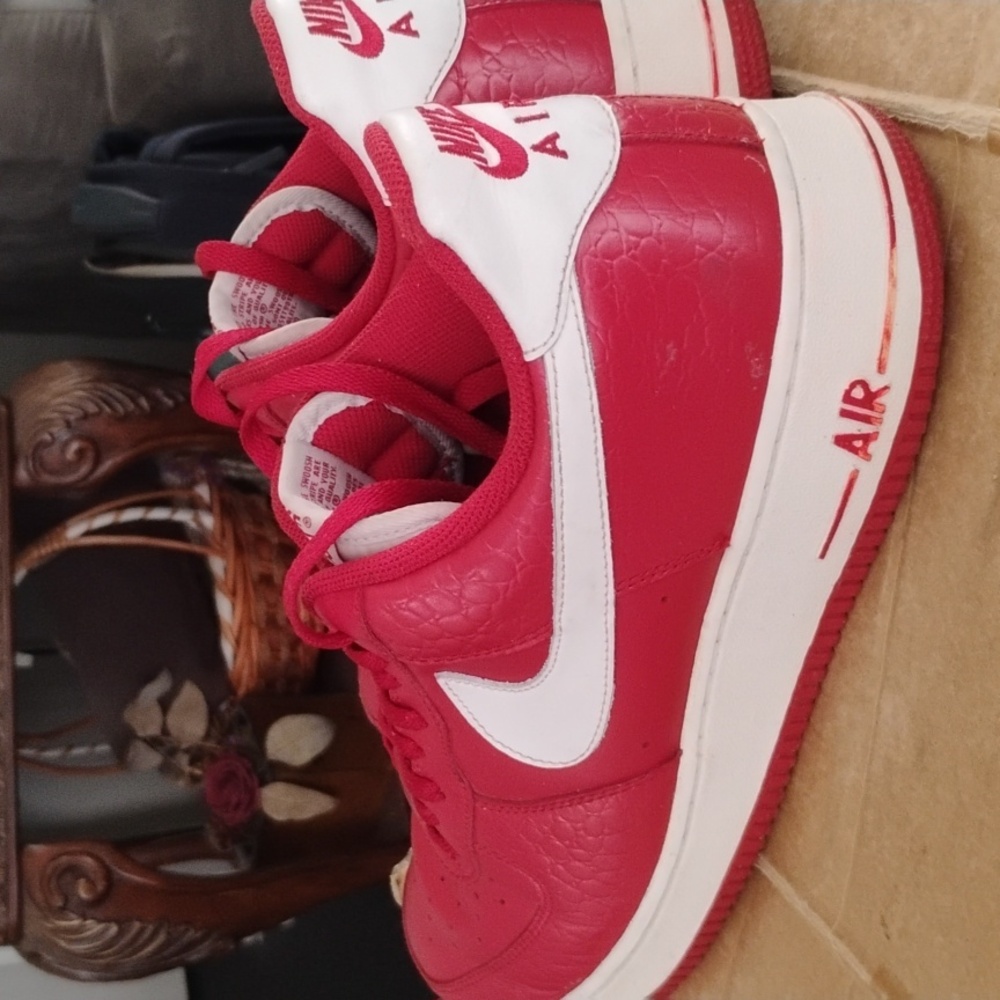 Nike Air Force 1 Varsity Red Python - image 1